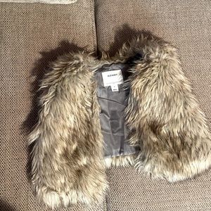 Faux fur vest